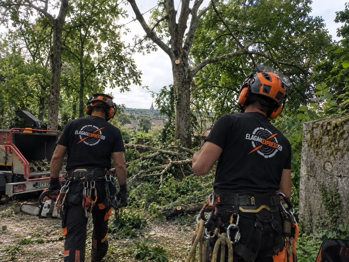 Taille d'arbres à Lille — prestation